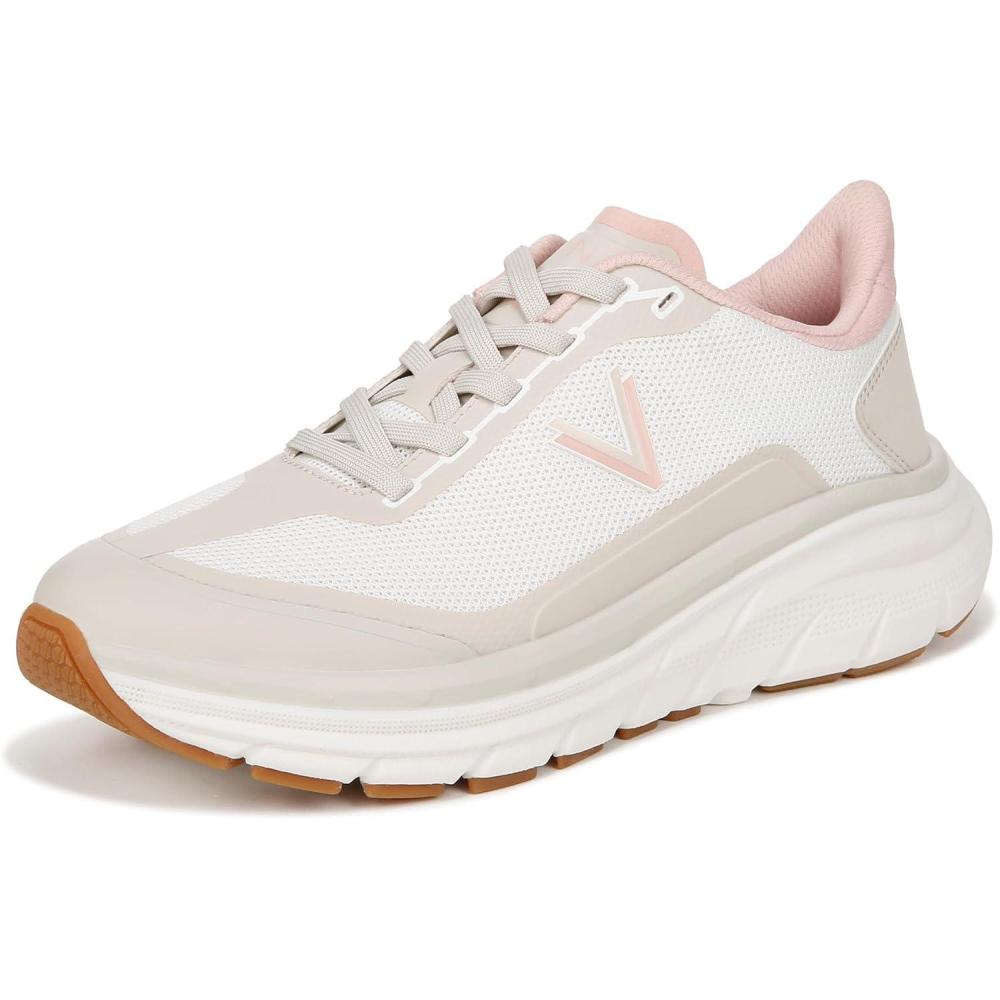 imageVionic Womens Walk Max SneakerOff WhitePink