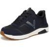 Navy Blue Mesh Synthetic