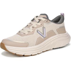 Vionic Womens Walk Max Ii(Parchment Faux Leather/Knit)