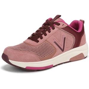 Vionic Womens Walk Strider Knit(Cinder Rose Knit/Suede)