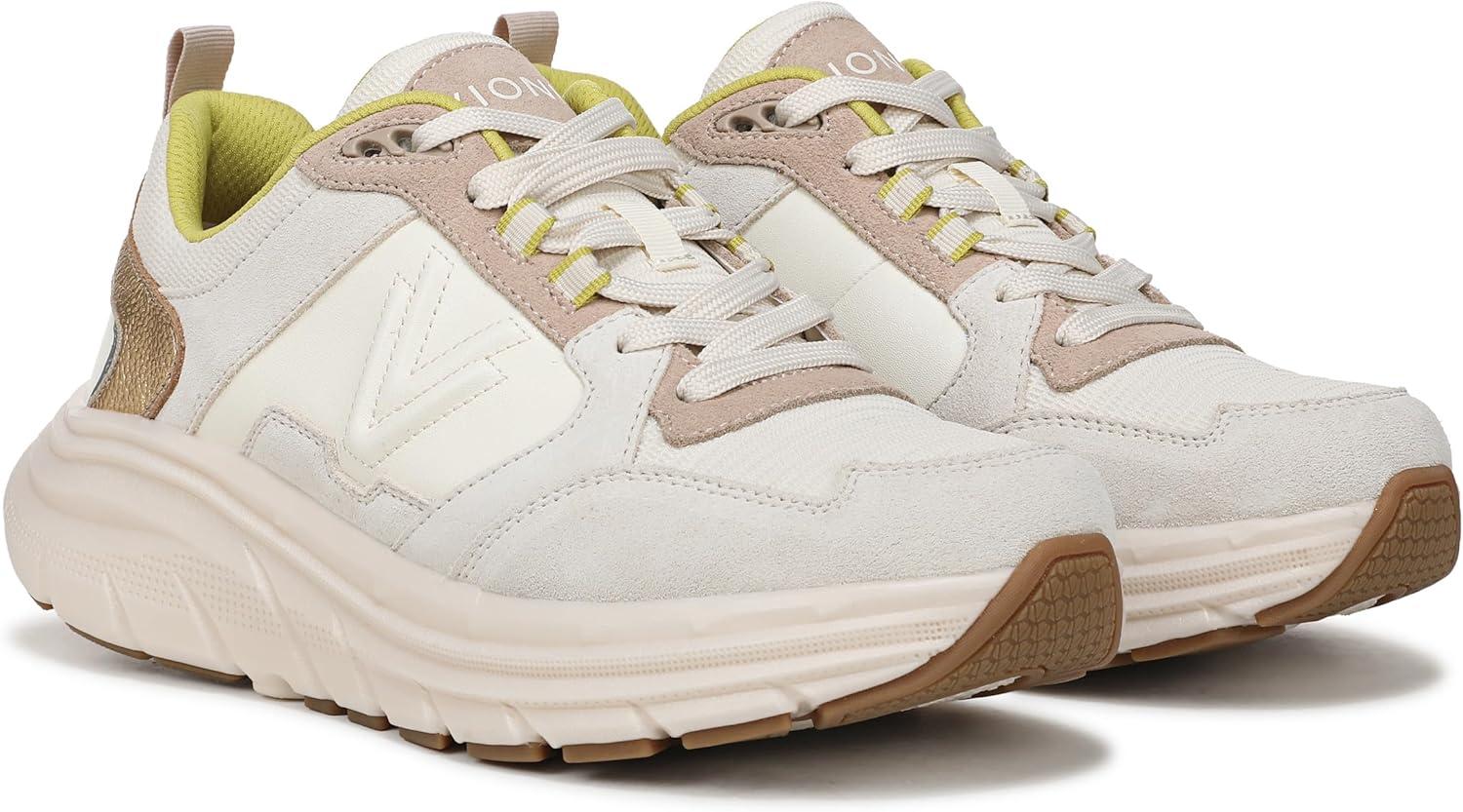 imageVionic Womens Walk Max SkylineIvory Metallic Leather