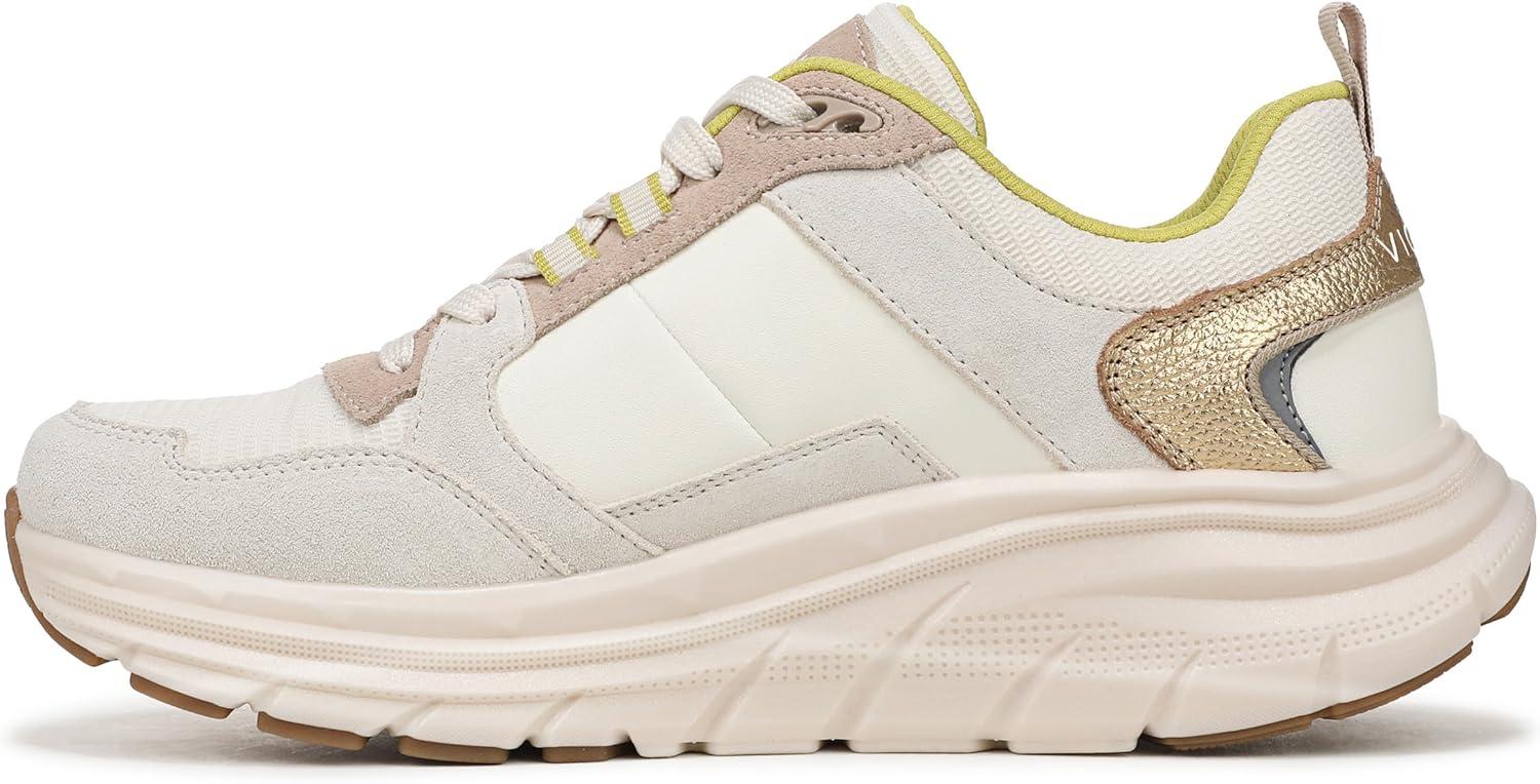 imageVionic Womens Walk Max SkylineIvory Metallic Leather