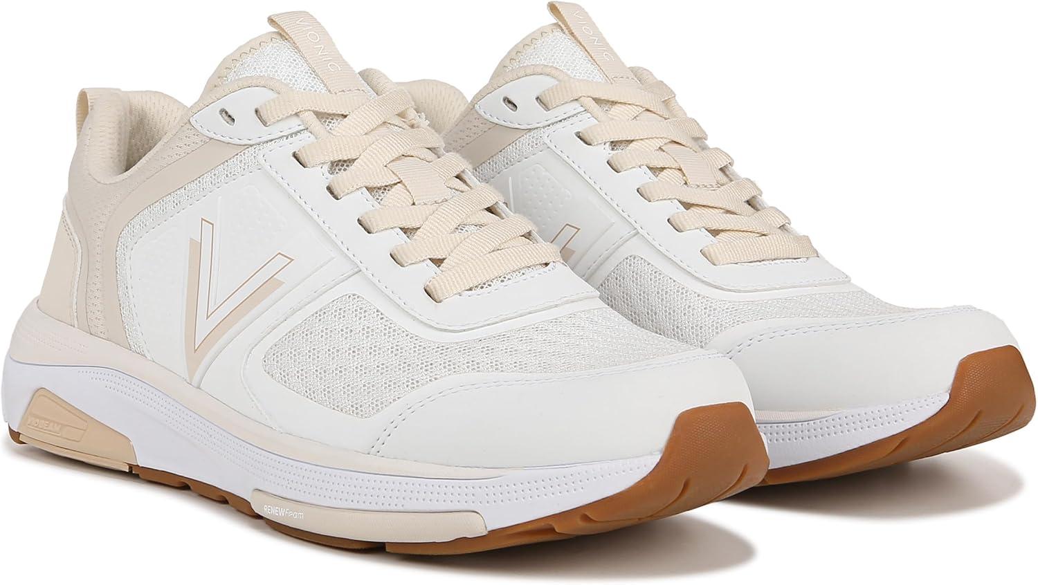 imageVionic Womens Walk Strider 001White Cream