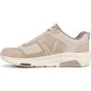 Vionic Womens Walk Strider Knit(Lucid Beige Leather and Knit)