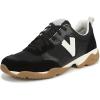 Vionic Womens Walk Slim Glide(Black Leather and Suede)