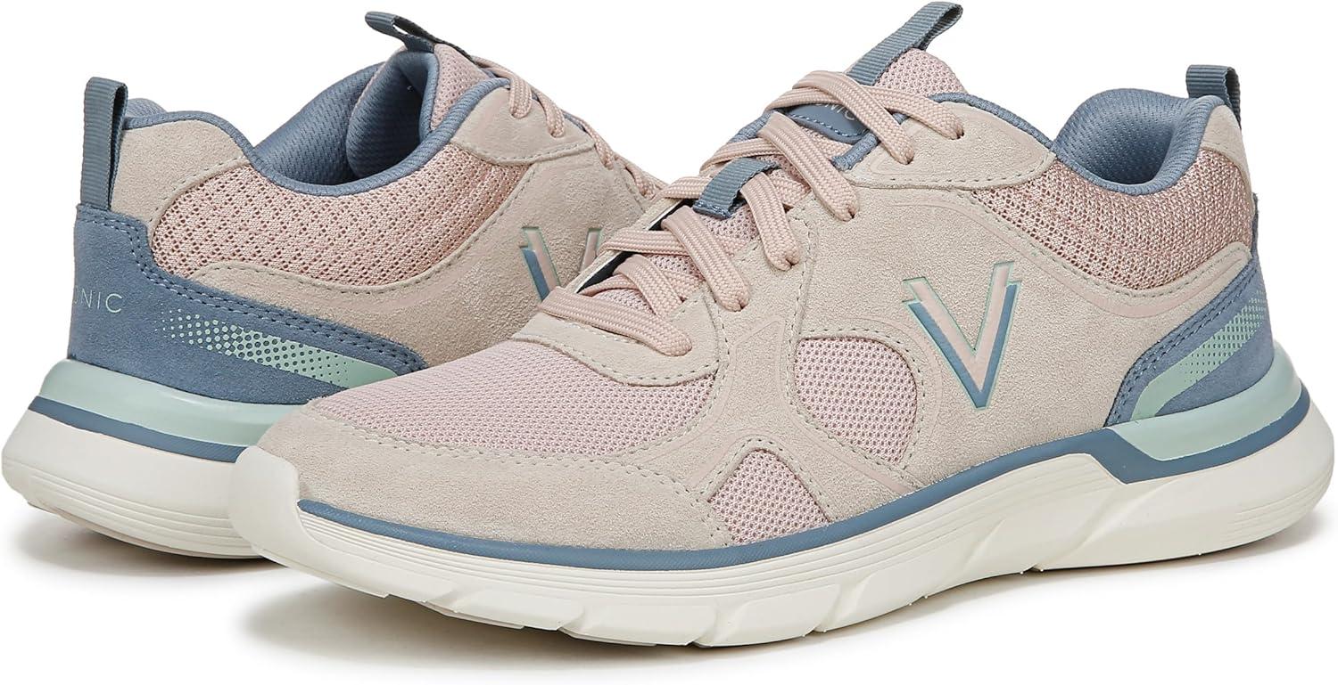 imageVionic Womens Walk Parkside SneakerCameo Rose Suede Mesh