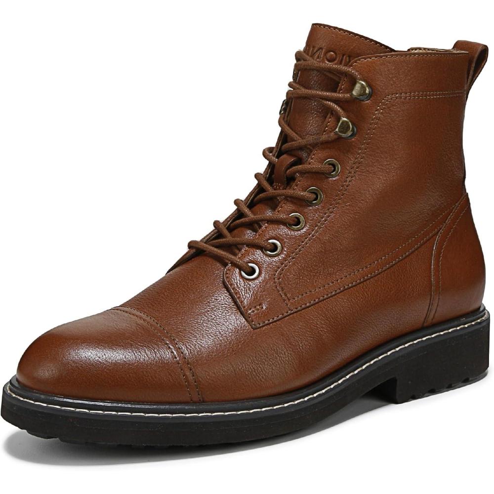 imageVionic Mens Livermore Oxford BootDark Khaki Suede