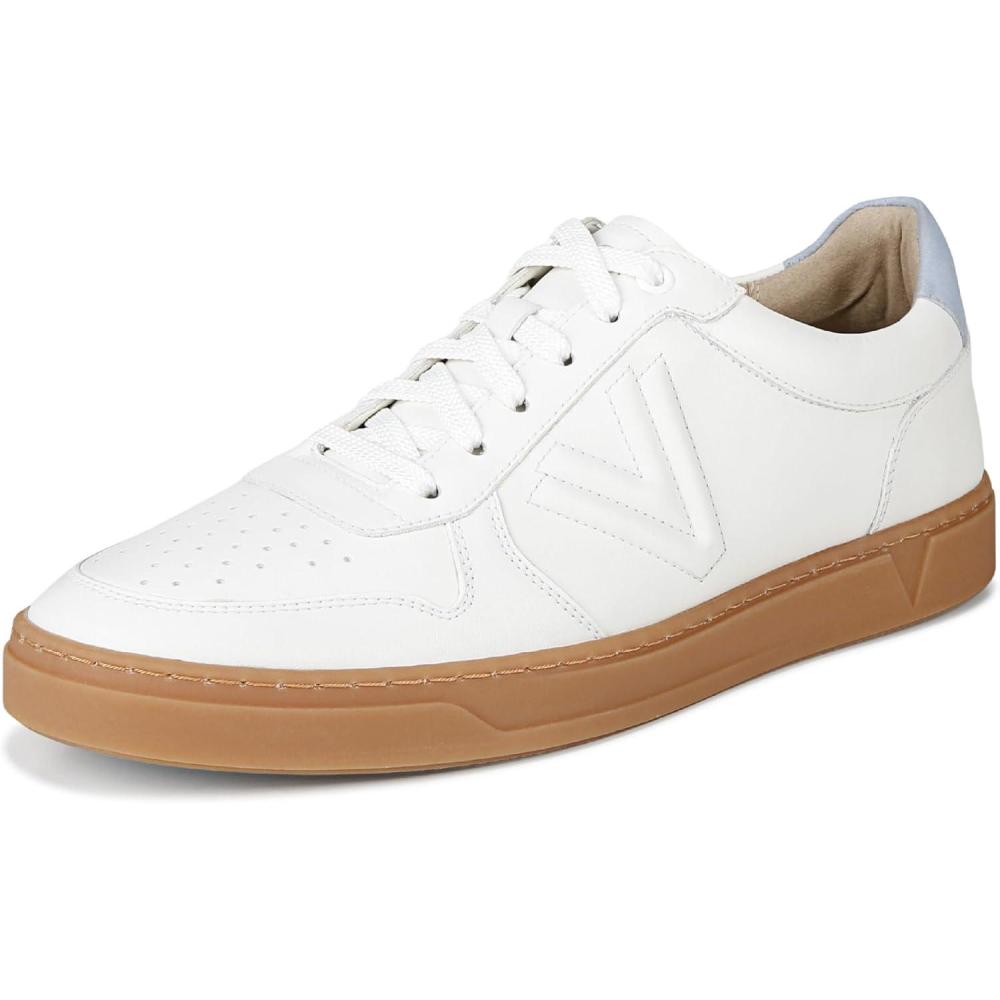 imageVionic Mens Lucas CourtWhiteSkyway Blue Leather