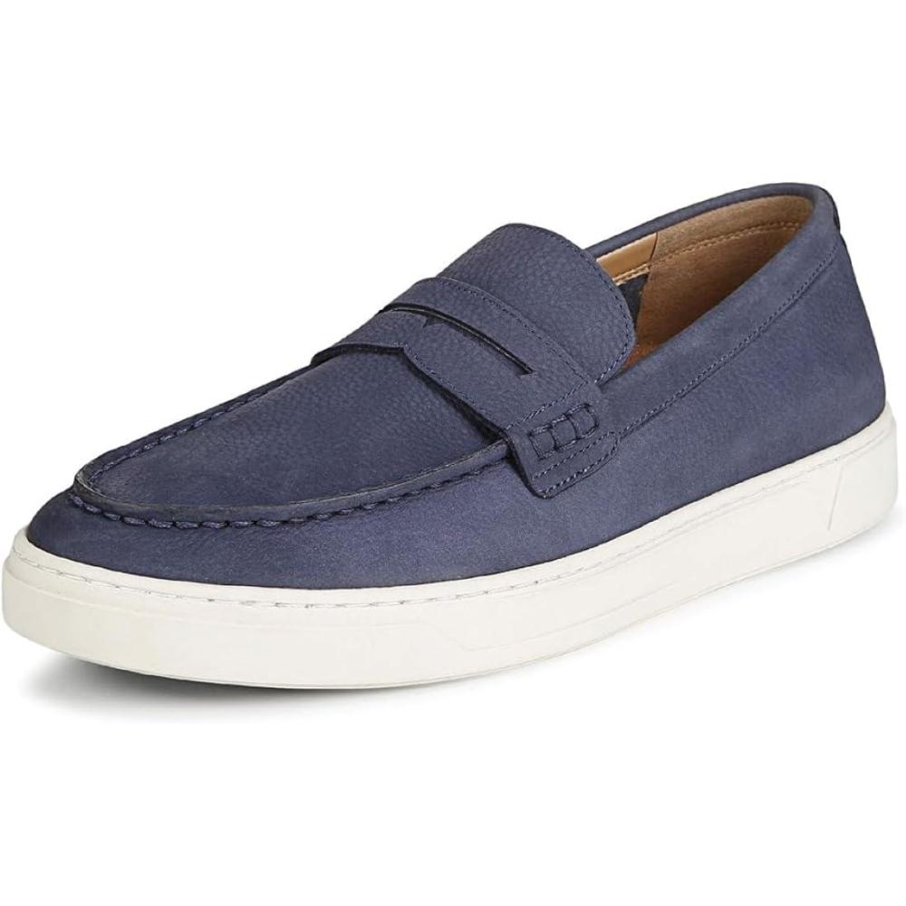 imageVionic Mens ThompsonNavy Blue Leather