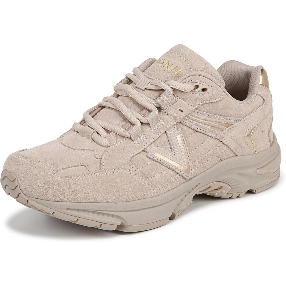 imageVionic Womens 23walk 20Oatmeal Beige Gold Leather