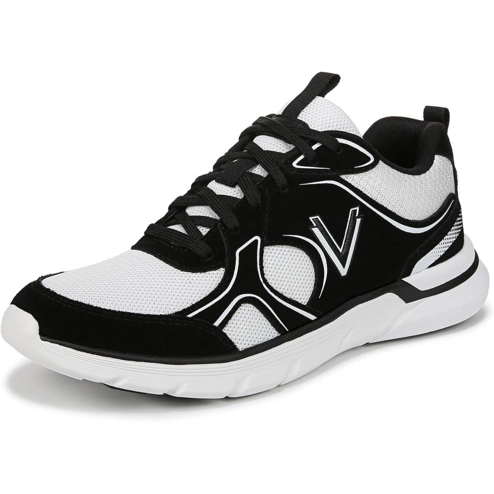 imageVionic Womens Walk Parkside SneakerWhite Black Multi