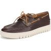 Vionic Mens Uptown Boat(Chocolate Ganache Brown Leather)