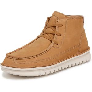 Vionic Men’s Uptown Chukka Boot- Supportive Boots with Arch Support Sizes 7-14(Light Brown)