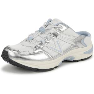 Vionic Womens 23walk Mule(White Silver Leather)