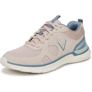 Vionic Women’s Walk Parkside Sneaker(Cameo Rose Suede & Mesh)