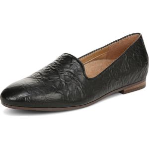 Vionic Womens Willa II Slip-ons(Black Crinkle Nappa)