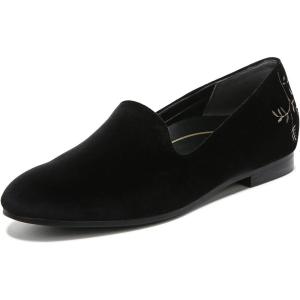 Vionic Womens Willa II Slip-ons(Black Velvet)