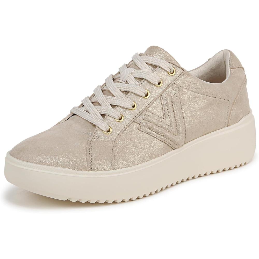 imageVionic Womens Kearny Lace UpGold Metal Leather