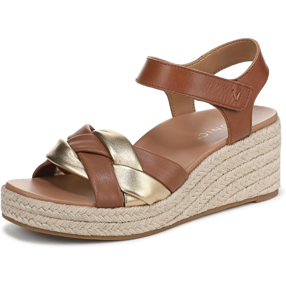 imageVionic womens SaratogaTanGold Leather
