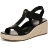 Vionic Women’s Calera Wedge Sandal(Black Leather)