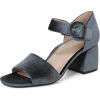 Vionic womens Chardonnay Strappy Sandals(Bodega Blue Velvet)