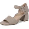Vionic womens Chardonnay Strappy Sandals(Cobblestone Suede)
