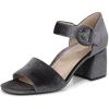 Vionic womens Chardonnay Strappy Sandals(Slate Grey Velvet)