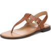 Vionic womens Cora(Tan Brown Leather)