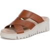 Vionic womens Uptown Sunset(Brown Leather)