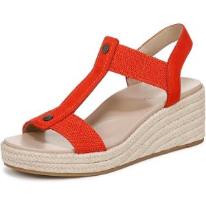 Vionic Women’s Calera Wedge Sandal(Cherry Tomato Nubuck/Fabric)