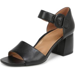 Vionic womens Chardonnay Strappy Sandals(Black Leather)