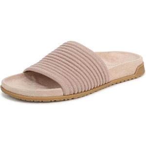 Vionic womens Evie Knit(Rugby Tan/Gold Metallic Gold)