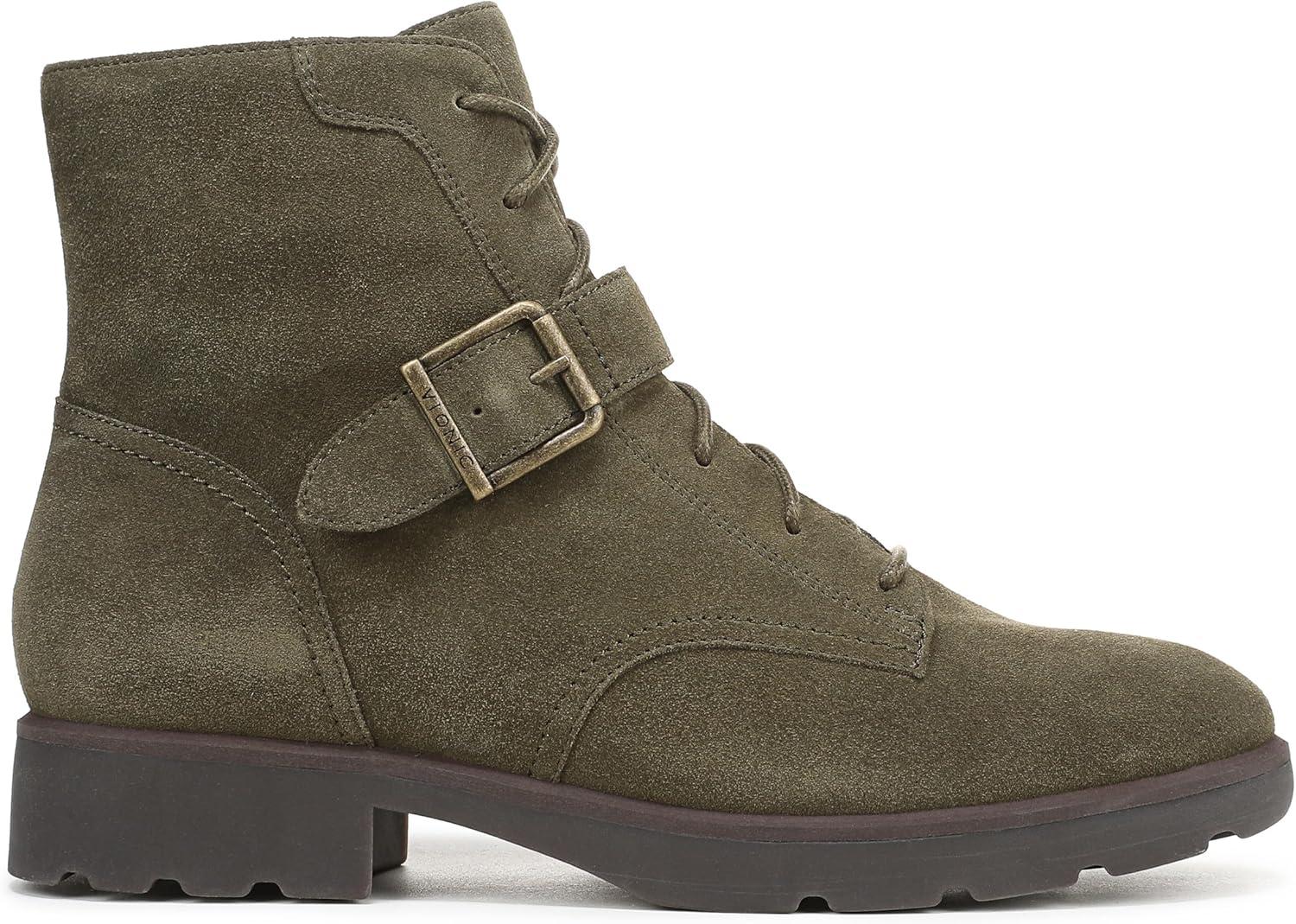 imageVionic womens CatinaDark Olive Suede