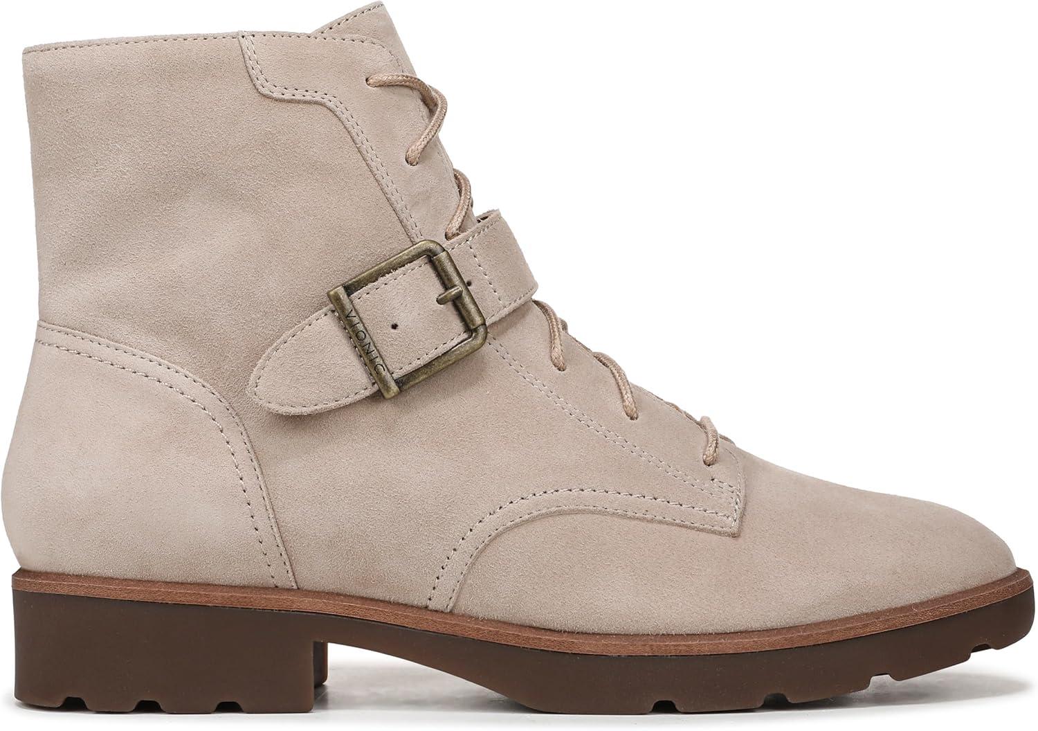 imageVionic womens CatinaLucid Beige Waxed Suede