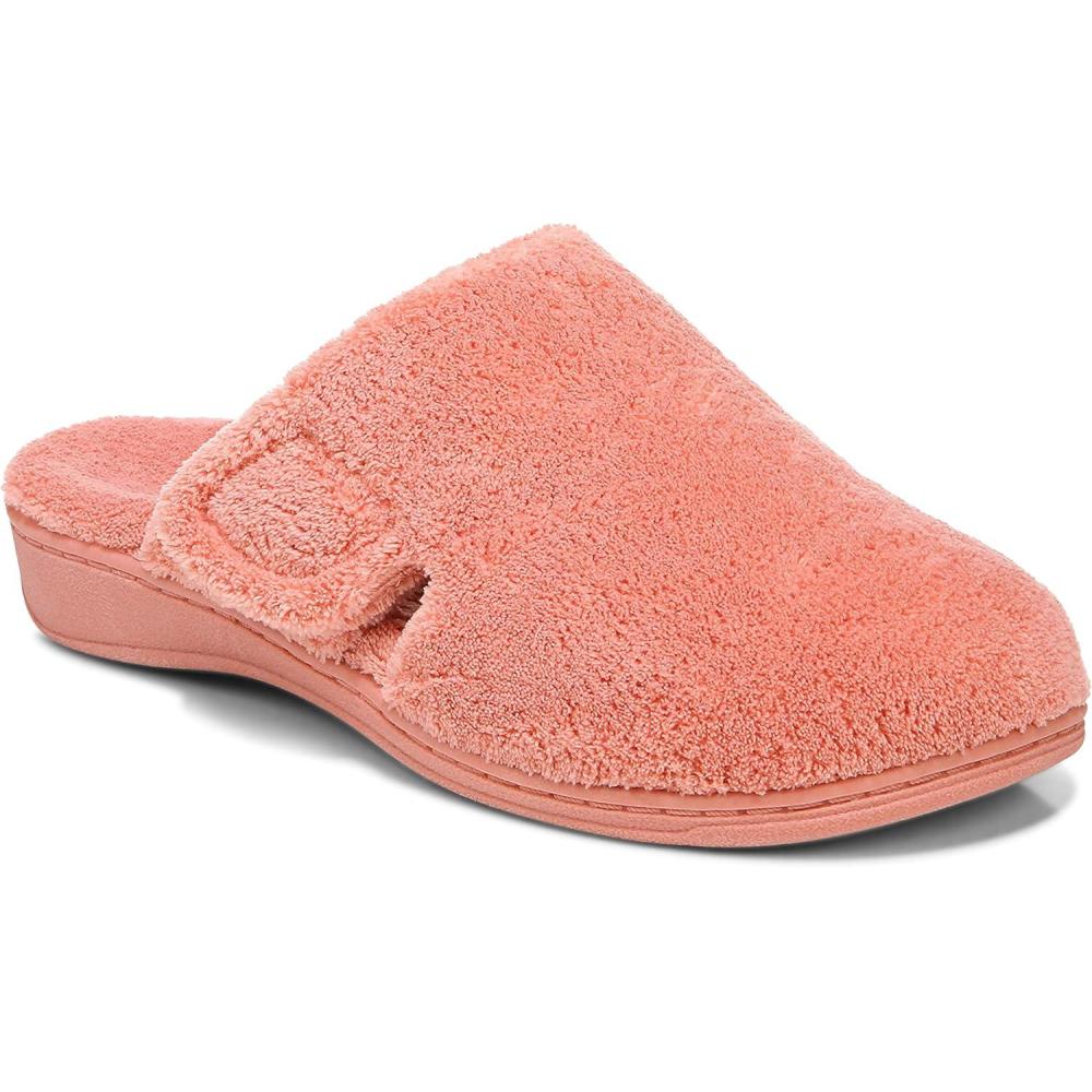 imageVionic Womens Gemma Mule Slipper  Comfortable Spa House Slippers That Include ThreeZone Comfort with Orthotic Insole Arch Support Soft House Shoes for LadiesTerra Cotta