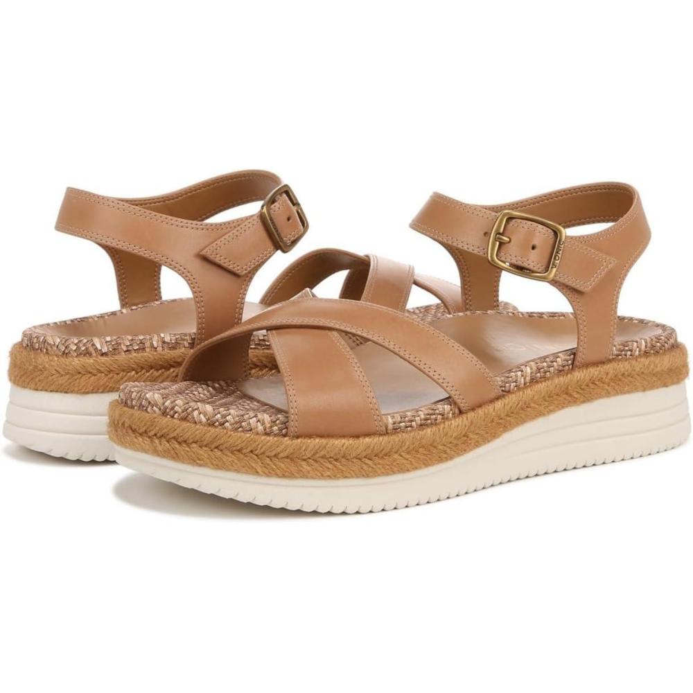 imageVionic womens Mar Ankle StrapsCamel Brown Leather
