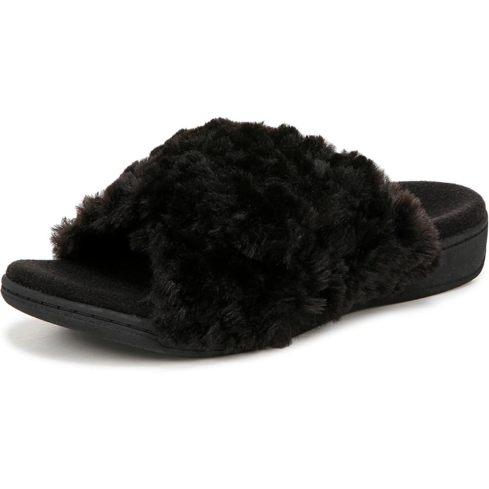 imageVionic womens Relax Ii SlidesBlack Fabric 1
