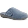 Vionic Women’s Gemma Mule Slipper – Comfortable Spa House Slippers That Include Three-Zone Comfort with Orthotic Insole Arch Support, Soft House Shoes for Ladies(Light Blue)