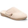 Vionic Women’s Gemma Mule Slipper – Comfortable Spa House Slippers That Include Three-Zone Comfort with Orthotic Insole Arch Support, Soft House Shoes for Ladies(Tan)