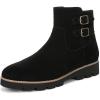Vionic womens Carissa(Black Suede Leather)