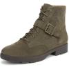 Vionic womens Catina(Dark Olive Suede)
