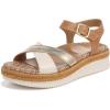 Vionic womens Mar Ankle Straps(Camel Gold Leather)