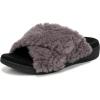 Vionic womens Relax Ii Slides(Charcoal Grey Fabric)