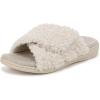 Vionic womens Relax Ii Slides(Cream White Fabric)