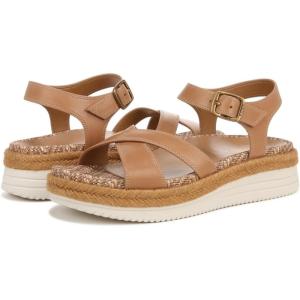 Vionic womens Mar Ankle Straps(Camel Brown Leather)