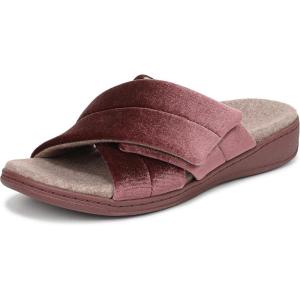 Vionic womens Relax Ii Slides(Sable Velvet)