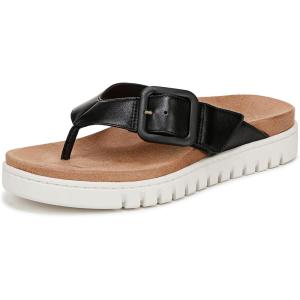 Vionic womens Uptown Marin(Black Leather)