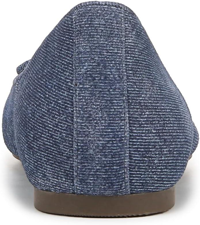 imageVionic Womens Klara Ballet Flat Cameo Rose LeatherDenim Blue Suede