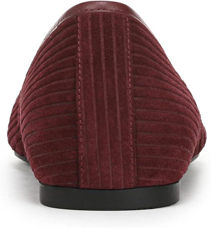 imageVionic Womens Orinda Ballet FlatCherry Jubilee Suede