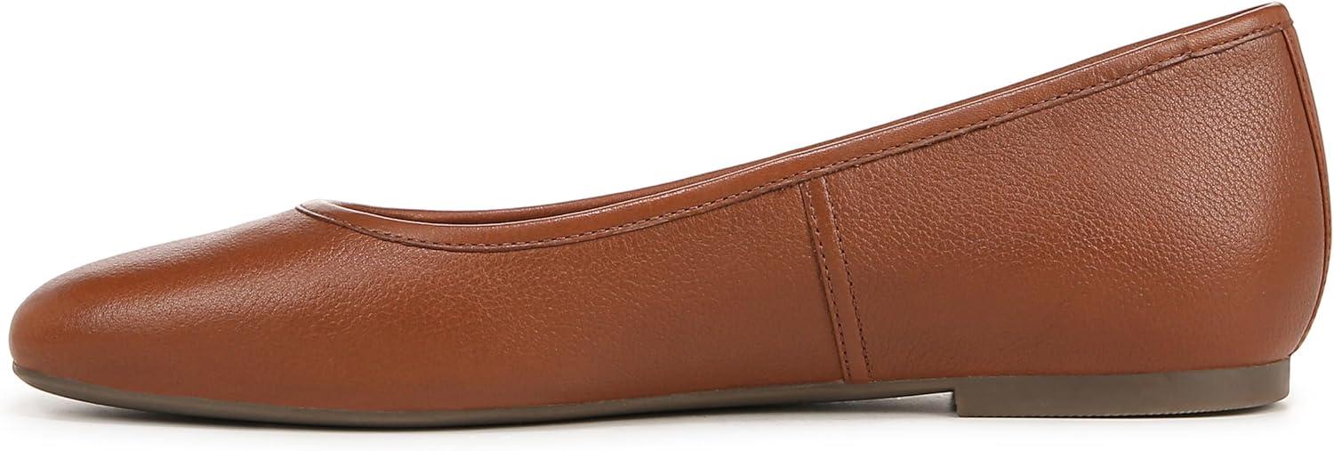 imageVionic Womens Orinda Ballet FlatTan Brown Leather